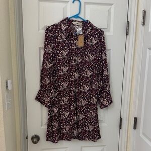 Natural Life NWT Burgundy Twiggy Mini Dress